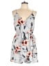 Collective Concepts 100% Polyester Floral Gray Romper Size L - photo 1
