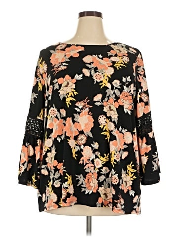 Ruby Rd. Long Sleeve Blouse (view 1)