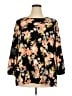 Ruby Rd. Black Long Sleeve Blouse Size 2X - photo 1
