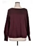 Ann Taylor 100% Polyester Burgundy Long Sleeve Blouse Size XL - photo 1