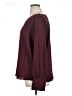 Ann Taylor 100% Polyester Burgundy Long Sleeve Blouse Size XL - photo 5