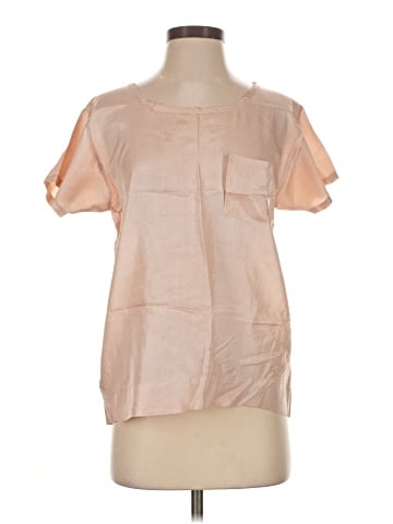 J.Crew Short Sleeve Silk Top (view 1)