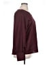 Ann Taylor 100% Polyester Burgundy Long Sleeve Blouse Size XL - photo 4