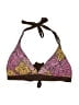 Athena Paisley Brown Swimsuit Top Size 8 - photo 1