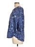 Studio West Blue 3/4 Sleeve Blouse Size L - photo 5