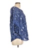 Studio West Blue 3/4 Sleeve Blouse Size L - photo 4