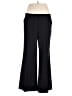 Nine West 100% Rayon Solid Black Dress Pants Size 14 - photo 1