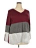 BLOOMCHIC Burgundy 3/4 Sleeve Top Size 18 - photo 1