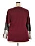 BLOOMCHIC Burgundy 3/4 Sleeve Top Size 18 - photo 2