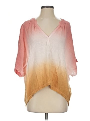 Young Fabulous & Broke 3/4 Sleeve Blouse (view 1)