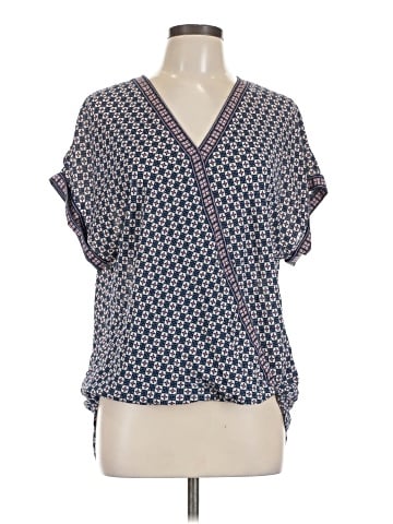 Max Studio Short Sleeve Blouse (view 1)