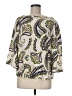 Boden 100% Linen Ivory 3/4 Sleeve Blouse Size 8 - photo 1