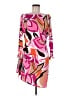 Cache Print Pink Cocktail Dress Size M - photo 1
