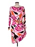 Cache Print Pink Cocktail Dress Size M - photo 2