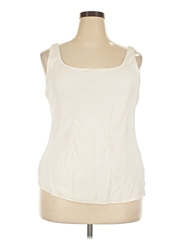 Lafayette 148 New York Sleeveless Silk Top (view 1)