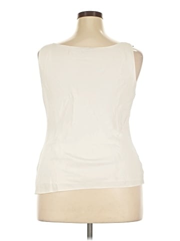 Lafayette 148 New York Sleeveless Silk Top (view 2)