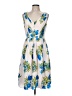 Boden Tropical Floral Blue Cocktail Dress Size 8L - photo 1