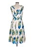 Boden Tropical Floral Blue Cocktail Dress Size 8L - photo 2