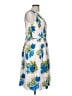 Boden Tropical Floral Blue Cocktail Dress Size 8L - photo 4