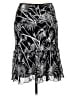 Lily Tropical Black Casual Skirt Size M - photo 1