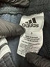Adidas 100% Polyester Gray Track Pants Size 5 - photo 3