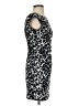 Guess 100% Polyester Graphic Black Cocktail Dress Size 2 - photo 4