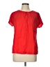 Boden Red Short Sleeve Blouse Size 10 - photo 1