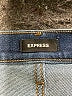 Express Chevron-herringbone Blue Jeans Size 14 - photo 4