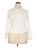 Point Ivory Long Sleeve Blouse Size XXL - photo 1
