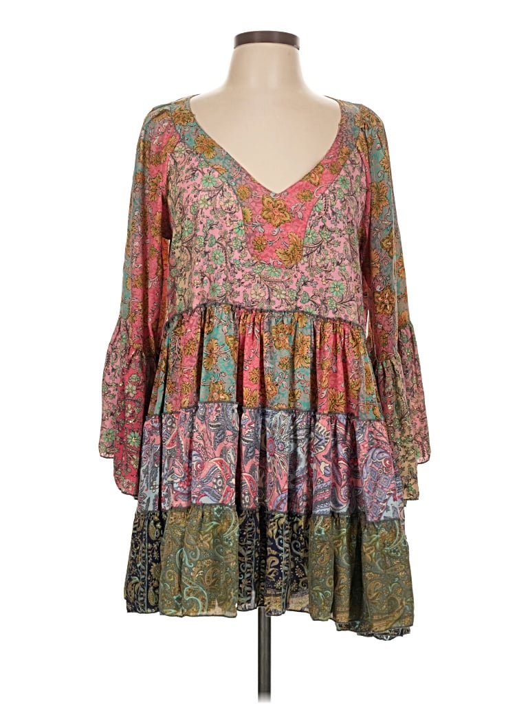 Pre-owned Assorted Brands Casual Dress In Green