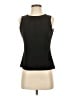 Calvin Klein Solid Black Sleeveless Blouse Size 4 (petite) - photo 1
