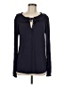 Boden Blue Long Sleeve Blouse Size 8 - photo 1