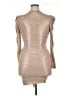 IRO Metallic Tan Cocktail Dress Size 20S - photo 2