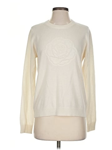 Minnie Rose Cashmere Pullover Sweater (view 1)