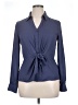 A. Byer 100% Polyester Blue Long Sleeve Blouse Size XL - photo 1