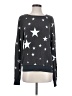 Wildfox Stars Silver Pullover Sweater Size Sm (1 or S) - photo 1