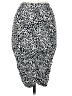 Wearever Animal Print Silver White Casual Skirt Size M - photo 1