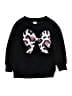 Assorted Brands 100% Tencel Print Black Sweatshirt Size 130 cm / US 8 - photo 1