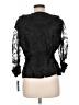 Alex Evenings Black 3/4 Sleeve Blouse Size M - photo 2