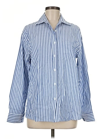 Unbranded 3/4 Sleeve Button-Down Shirt (view 1)
