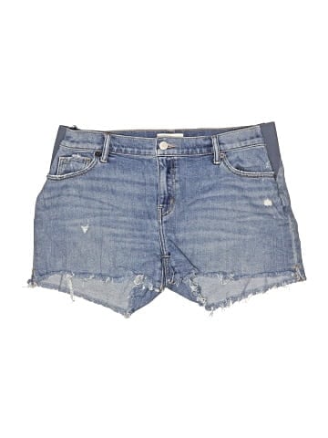Hatch Denim Shorts (view 1)