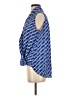 Pleione 100% Polyester Blue Sleeveless Blouse Size S - photo 5