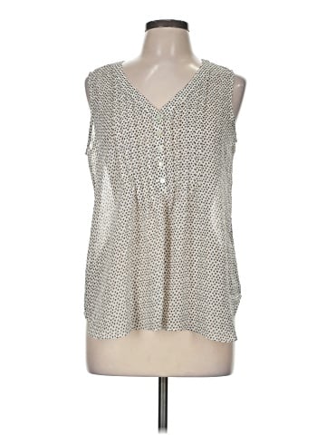 Rose + Olive Sleeveless Blouse (view 1)