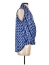 Pleione 100% Polyester Blue Sleeveless Blouse Size S - photo 4