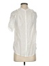Fei White Short Sleeve Blouse Size S - photo 1