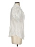 Fei White Short Sleeve Blouse Size S - photo 4