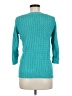 Karen Scott 100% Cotton Teal Pullover Sweater Size M - photo 2