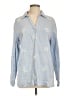 Studio West 100% Cotton Blue Long Sleeve Polo Size L - photo 1