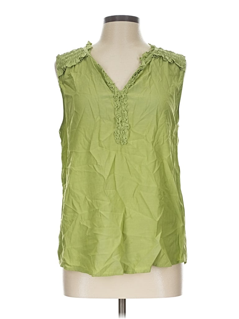 Pre-owned Wit & Wisdom Sleeveless T-shirt In Green