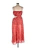 J.Crew Paisley Red Casual Dress Size XL - photo 2